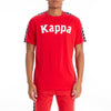 Kappa Mens Authentic 222 Banda Balima T-Shirts 304Nq00-925 Red-Black
