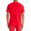 Kappa Mens Authentic 222 Banda Balima T-Shirts 304Nq00-925 Red-Black Xl
