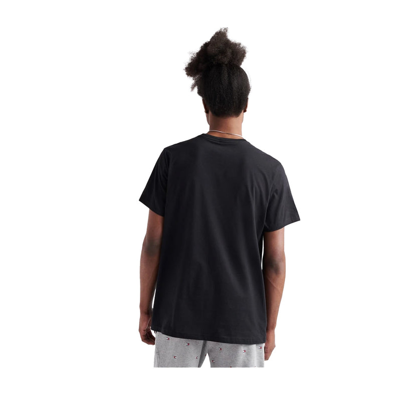 Tommy Hilfiger Mens Core Flag Crewneck T-Shirt 09T3139-001 Black