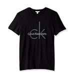 Calvin Klein Men's Institutional Logo Crew Neck Sweatshirt, Black, X-Large