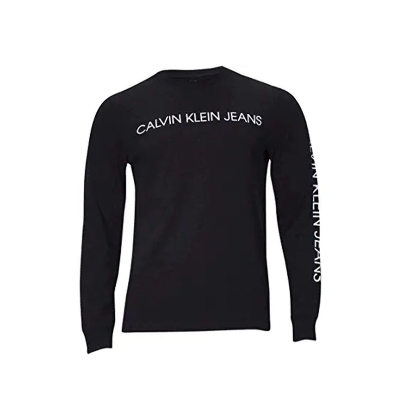 Calvin Klein Chest And Sleeve Log 41K7432-010 Black