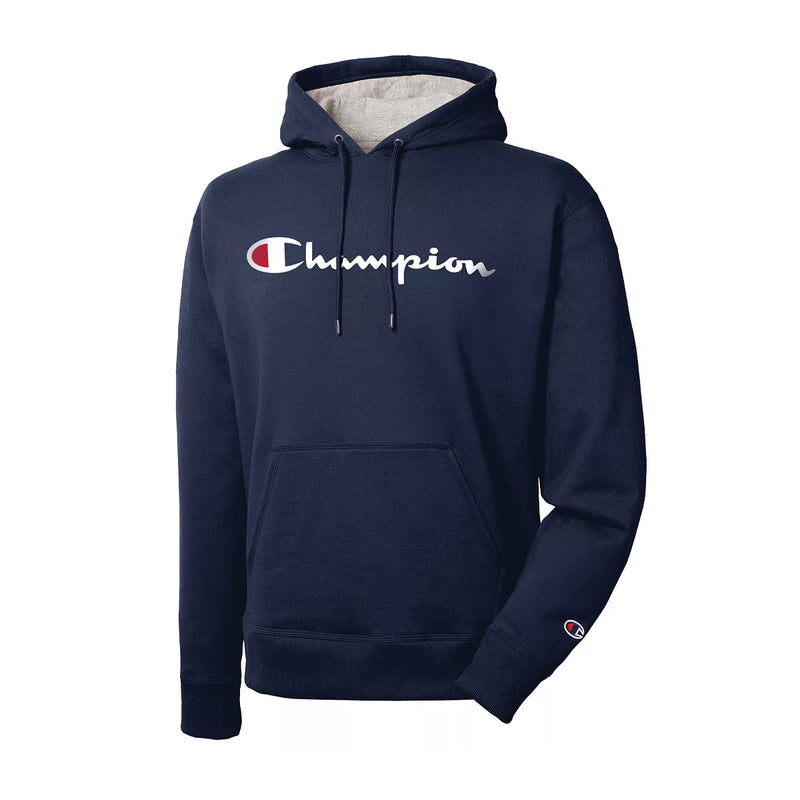 bytte rundt Ass Ubetydelig Champion Mens Powerblend Graphic Hoodie GF89H-NYC Navy | Premium Lounge NY