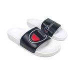 Champion Unisex Slides Sandals Flip Flops CM100065M White/Black M12-W14