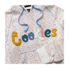 Cookies Mens Chateau Custom Speckled Pullover Fleece Hoody W/ Hand Cut Applique Lettering 1548H4541-CREAM