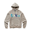 Cookies Mens Chateau Custom Speckled Pullover Fleece Hoody W/ Hand Cut Applique Lettering 1548H4541-GREY