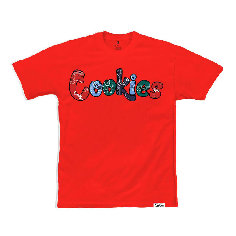 Cookies Mens Level Up Logo Tee T-Shirts 1552T5069-5955488 Red/Multi