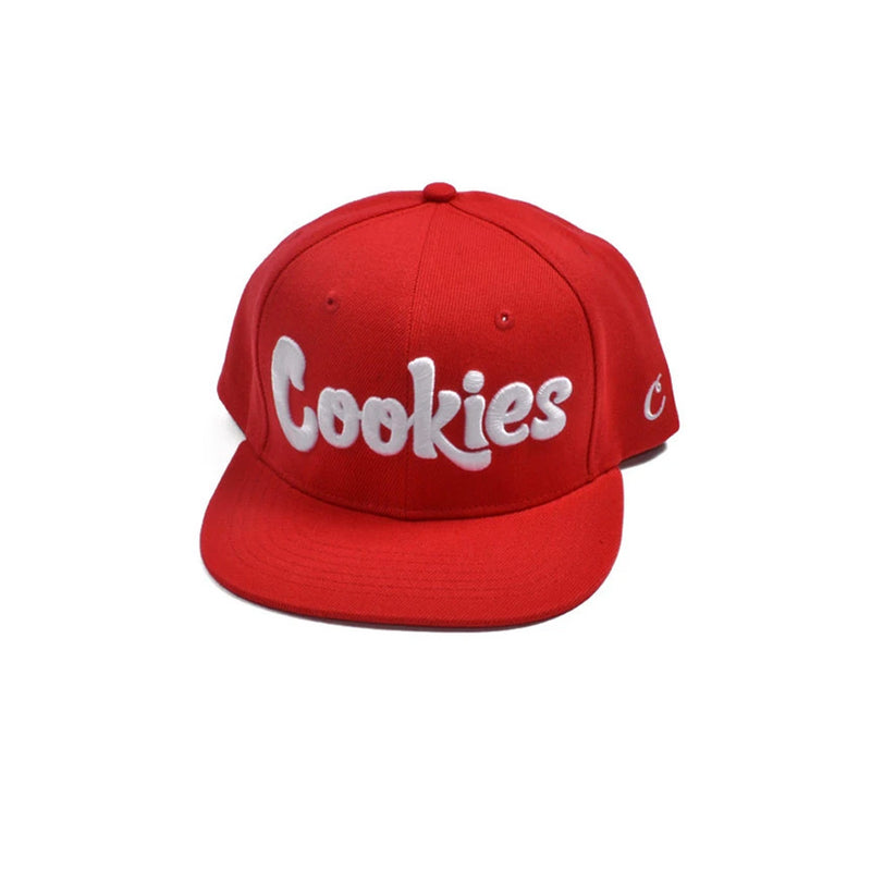 Cookies Mens Original Mint Twill Snapback Hats 1552X5118-6008485 Red/White