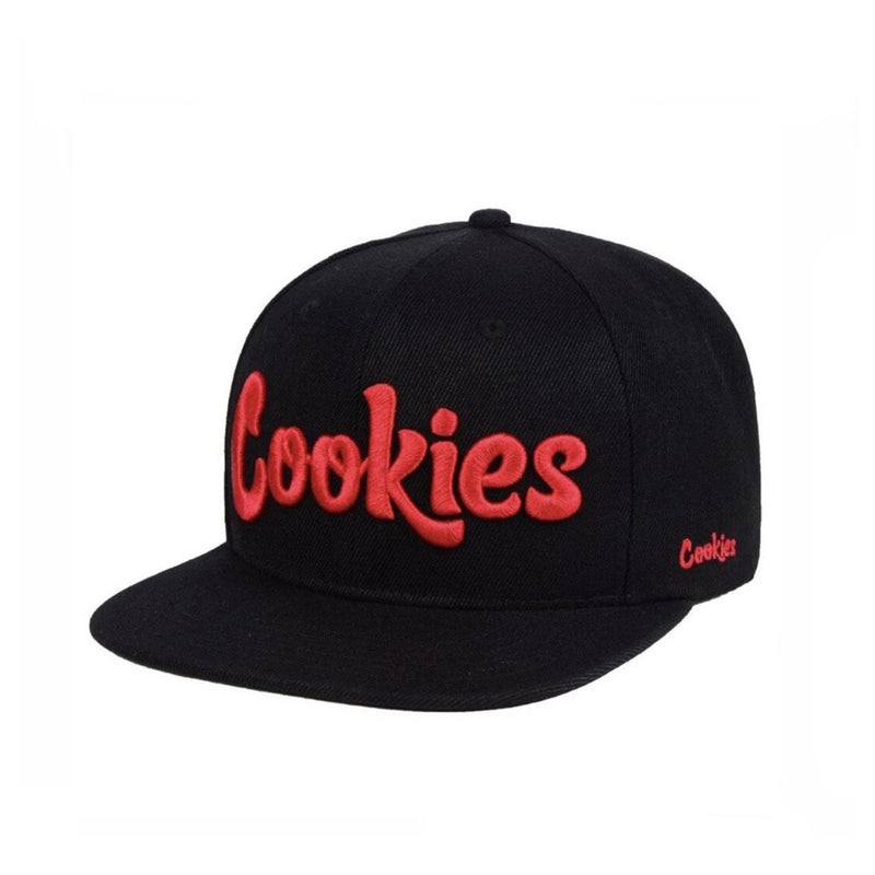 Cookies Mens Original Mint Twill Snapback Hats 1552X5118-6008499 Black/Red