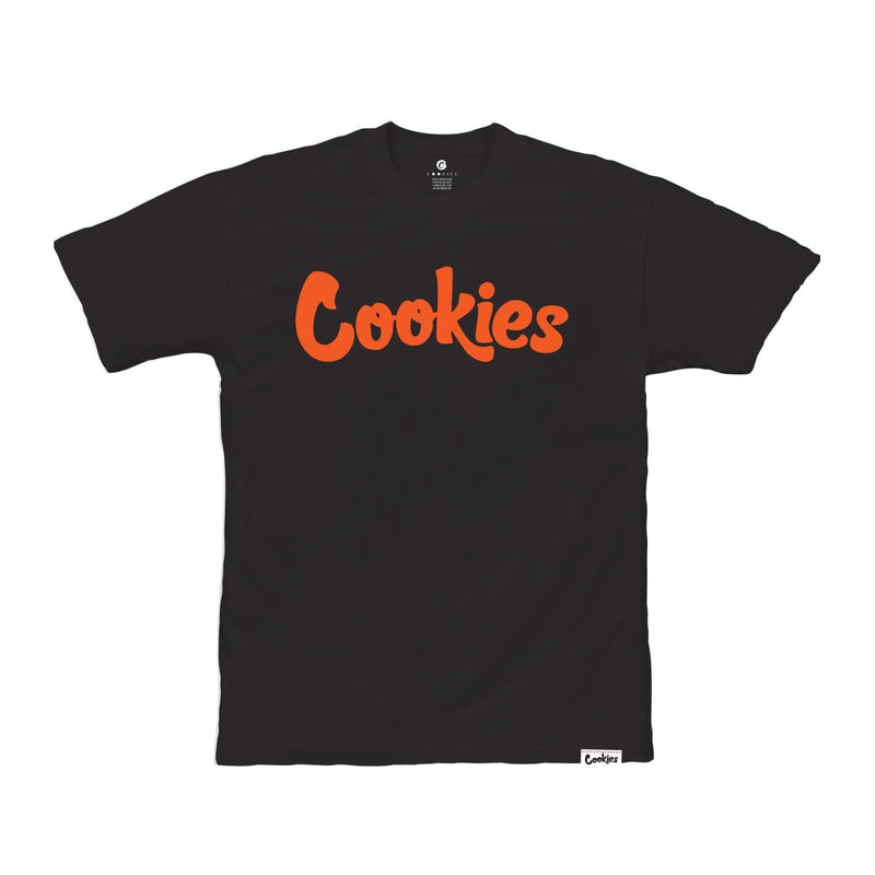 Cookies Mens Original Mint Crew Neck T-Shirt 1556T5735 Black/Orange