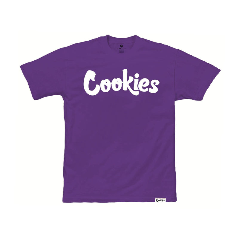 Cookies Mens Original Mint Crew Neck T-Shirt 1556T5735 Purple/White