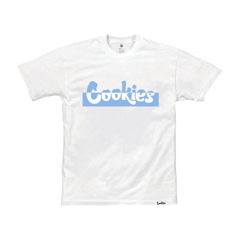 Cookies Mens All City Logo T-Shirt 1559T6324 White/Carolina Blue