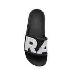 G-Star Men's Footwear Raw Slides Sandals, Black/White