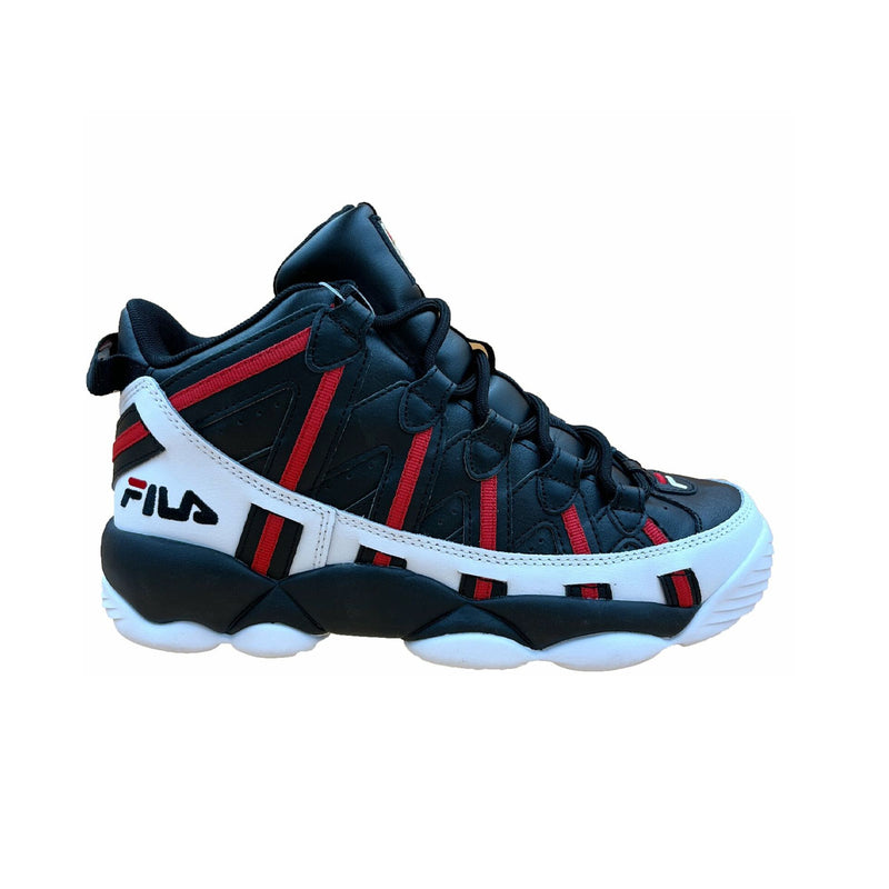 Fila Mens Stackhouse Spaghetti Basketball Sneakers 1BM01788-113 White/Black/Red