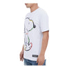 Freeze Max Mens Snoopy Chalk Crew Neck T-Shirt PN10128-WHT White