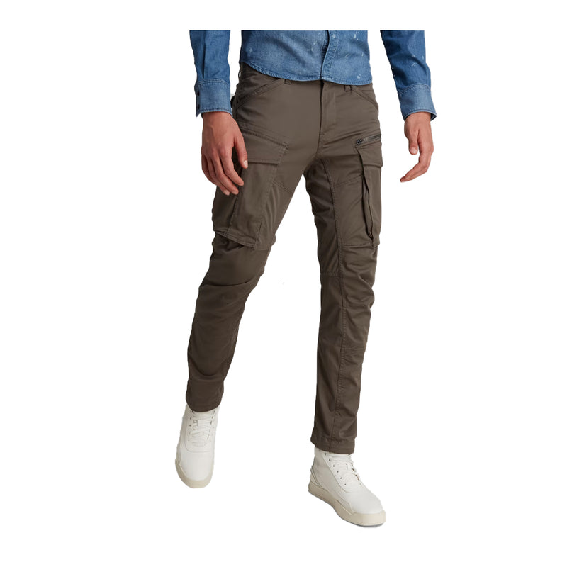 G-Star Mens Rovic Zip 3D Regular Tapered Cargo Pants D02190-5126-1260 Gs Grey