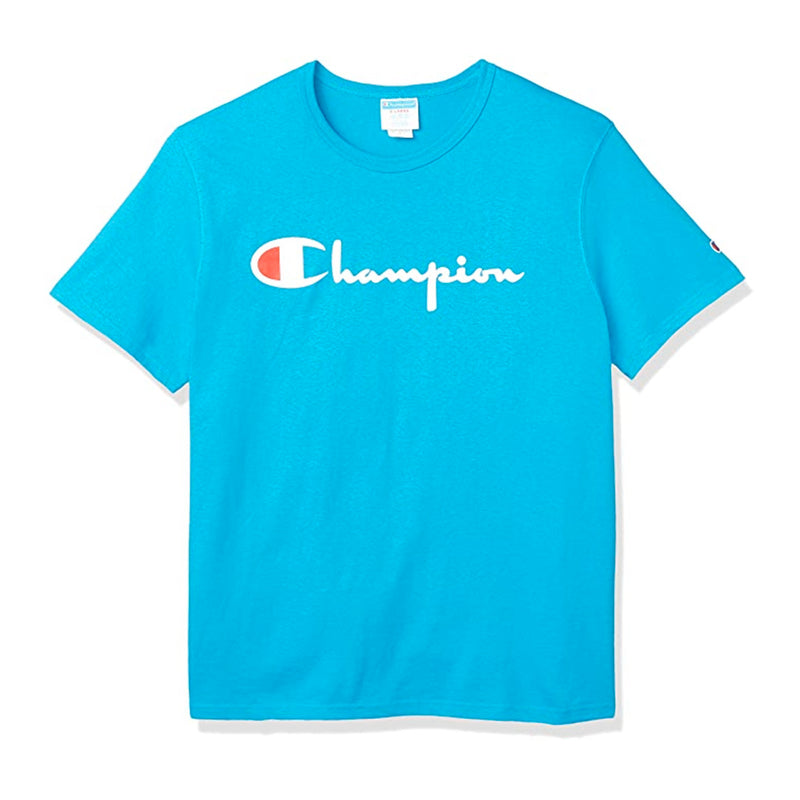 Champion Mens Life Heritage T-Shirt GT19Y08254-7YF Blue/White
