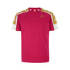 Kappa Mens 222 Banda Arset T-Shirts 304I050-934 Red/Ylw