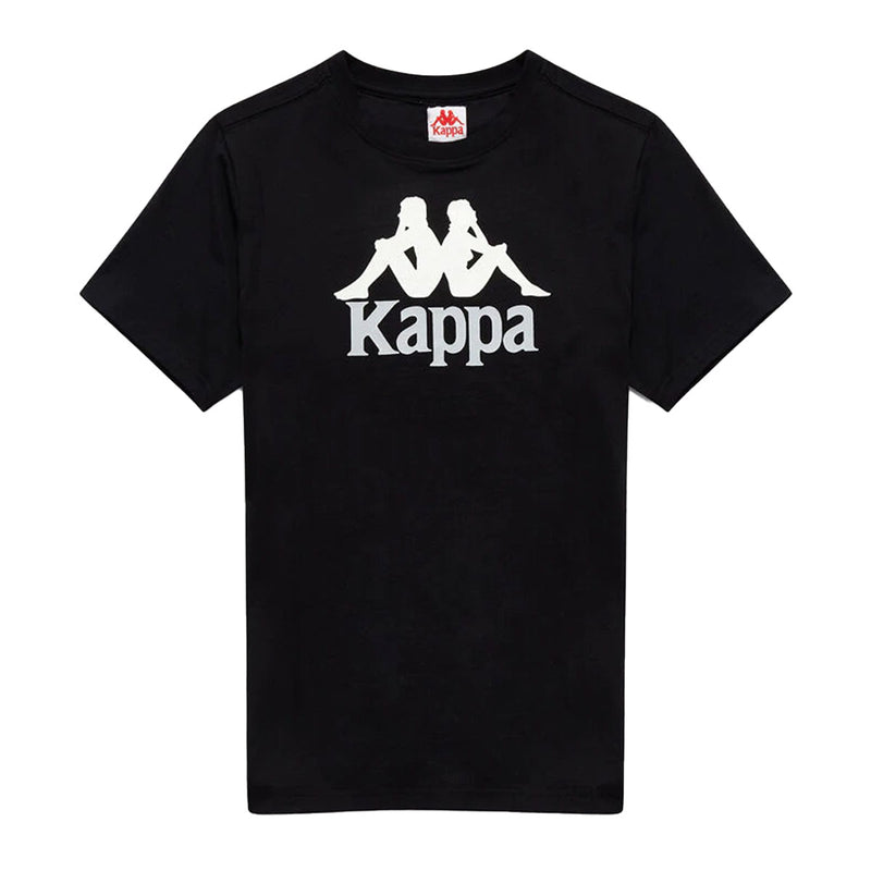 Kappa Mens Authentic Estessi T-Shirts 304Kpt0-B2C Black/White Antique/Grey