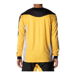 Kappa Mens Authentic Raygun T-Shirt 331B3CW-A00 Black Smoke-White Bright-Yellow-Grey Ash