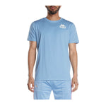 Kappa Mens Authentic Ables T-Shirt 351B7HW-Z1F Blue Dusk-White Antique