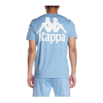 Kappa Mens Authentic Ables T-Shirt 351B7HW-Z1F Blue Dusk-White Antique