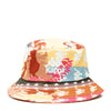 Kappa Unisex Authentic Graphik Timmy Bucket Hat 371C58W-A0J Brown Lt-Fuchsia Pink-Yellow Yolk-White Antique