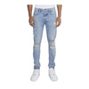 Ksubi Mens Van Winkle Heritage Repair Skinny Fit Jeans MFA23DJ033-098 Denim