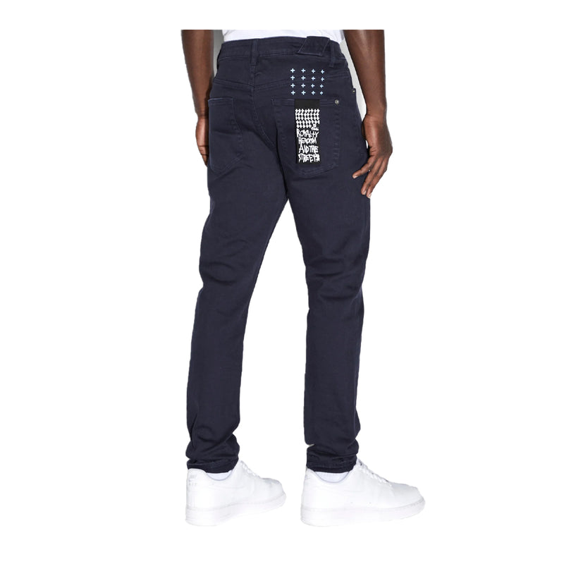 Ksubi Mens Chitch Nft Skinny Fit Jeans MSP23DJ001-098 Navy