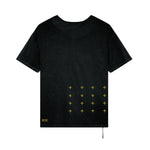 Ksubi Mens Token Kash Crew Neck T-Shirt MSP23TE040-001 Jet Black