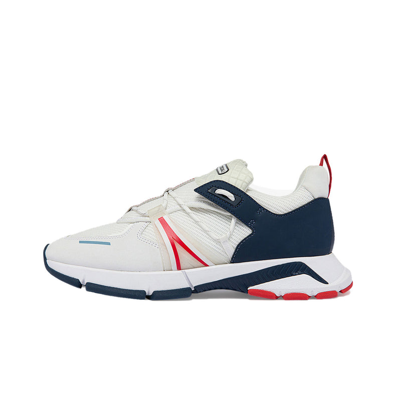 Lacoste Mens L003 215 Running Sneakers 43SMA0064-407 White/Navy/Red
