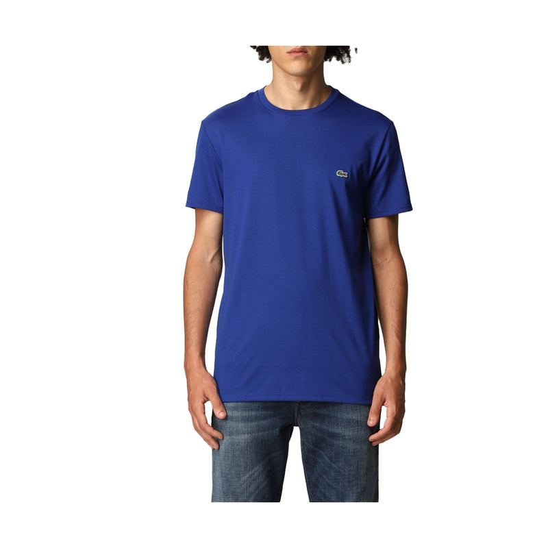 Lacoste Mens Short Sleeve Pima Crewneck T-Shirt TH6709-BDM Cosmic
