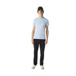 Lacoste Mens Short Sleeve Pima Crewneck T-Shirt TH6709-T01 Rill Light Blue