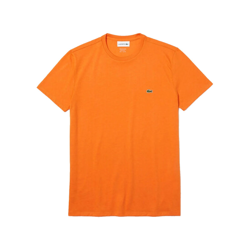 Lacoste Mens Short Sleeve Pima Crewneck T-Shirt TH6709-TV1 Fango