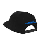 Mitchell And Ness Mens Highlighter Team Pop Brooklyn Nets Snapback Hat 6HSSH21003-BNEBLCK Black/Blue Brim