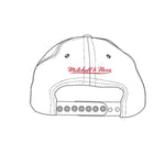 Mitchell & Ness Unisex Glow Team HWC Snapback 6HSSSH21010-CBUWHIT White, Grey Brim