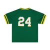 Mitchell & Ness Mens MLB Oakland Athletics Authentic BP Pullover Jersey - Rickey Henderson Jersey ABPJ3047-OAT91RHEDKGN Dark Green