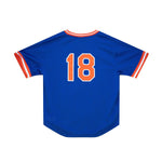 Mitchell & Ness Mens NBA New York Mets Authentic BP Pullover Jersey - Darryl Strawberry Jersey ABPJ3053-NYM86DSTROYA Royal