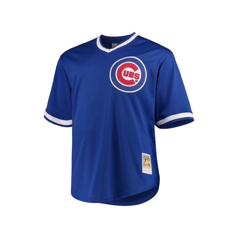 Mitchell & Ness Mens MLB Chicago Cubs Jersey LA20HC-AB3KQA Cubs Blu/Wht