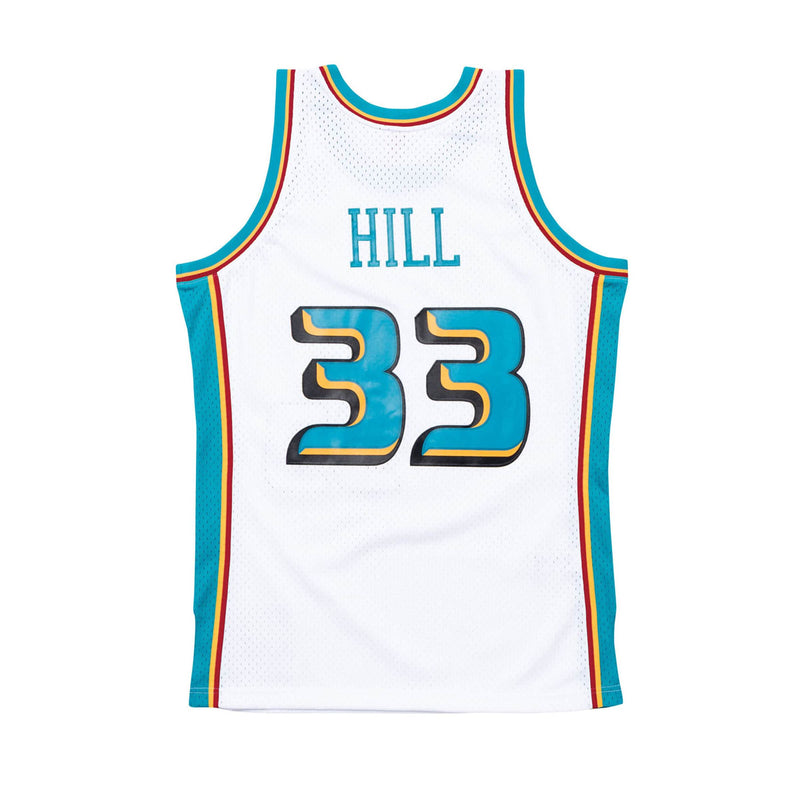 Mitchell & Ness Mens NBA Detroit Pistons Swingman Jersey - Grant Hill SMJYCP19211-DPIWHIT98GHI White