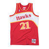 Mitchell & Ness Mens NBA Atlanta Hawks Swingman Jersey - Dominique Wilkins SMJYGS18137-AHASCAR86DWI Scarlet