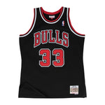 Mitchell & Ness Mens NBA Chicago Bulls Swingman Jersey - Scottie Pippen SMJYGS18151-CBUBLCK97SPI Black