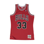 Mitchell & Ness Mens NBA Chicago Bulls Swingman Jersey - Scottie Pippen Jersey SMJYGS18153-CBUSCAR97SPI Red