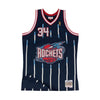 Mitchell & Ness Mens NBA Houston Rockets Swingman Jersey - Hakeem Olajuwon SMJYGS18173-HRONAVY96HOL Navy
