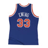 Mitchell & Ness Mens NBA New York Knicks Swingman Jersey - Patrick Ewing SMJYGS18186-NYKROYA91PEW Royal