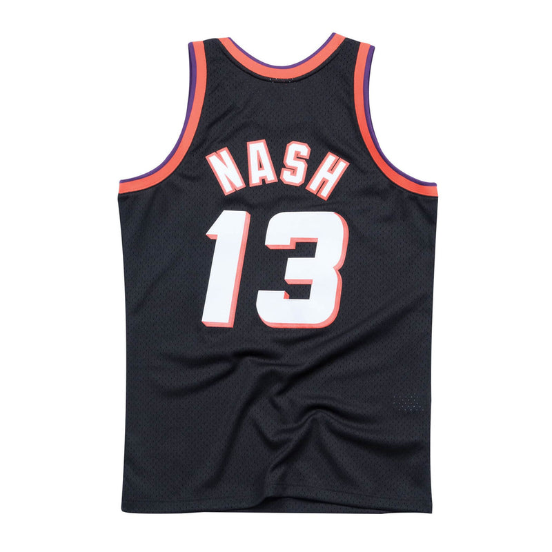 Mitchell & Ness Mens NBA Phoenix Suns Swingman Jersey - Steve Nash SMJYGS18203-PSUBLCK96SNA Black