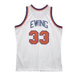 Mitchell & Ness Mens NBA New York Knicks Swingman Jersey - Patrick Ewing SMJYSB20008-NYKWHIT85PEW White