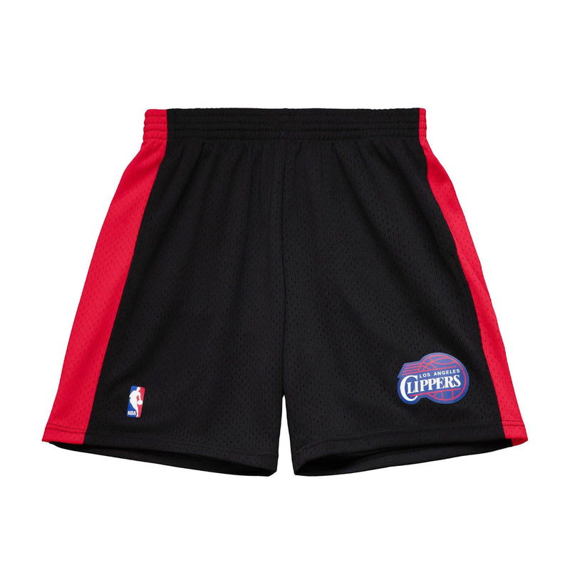 Mitchell & Ness Mens NBA Los Angeles Clippers Reload 2.0 Swingman Shorts SMSHGS20104-LACBLCK00 Black