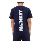 Monkey Money Mens Big Face Halo T-Shirt MM1930005-MIDNIGHT NAVY