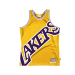 Mitchell & Ness Mens Los Angeles Lakers Blown Out Fashion Jersey MSTKBW19146-LALLTGD Ltgd