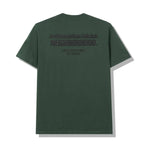 Anti Social Club Mens Neighborhood Cambered  T-Shirt NECATG-GRN Green